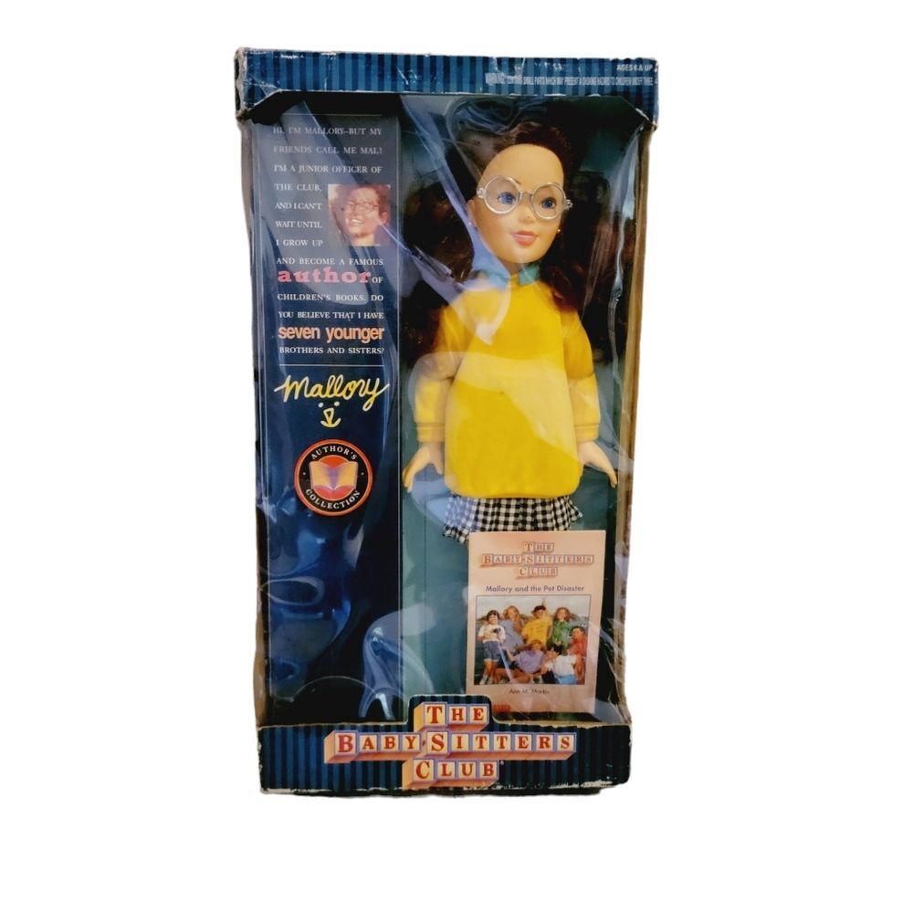 Vintage The Babysitters Club Doll Mallory 18 Kenner 1993 New in box Collectible